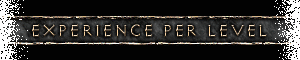 Experience Per Level